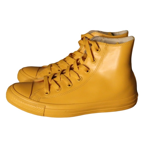 Converse Mustard High-Top Sneakers - Picture 1 of 8